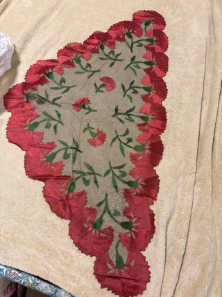 Pañuelo Mantilla Artesanal 1m x 60cm