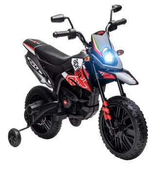 Moto Eléctrica Aprilia Enduro Negra y Roja