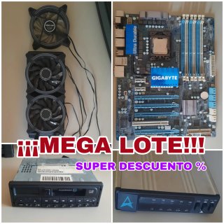 SUPER LOTE: Componentes PC y Radios de Coche