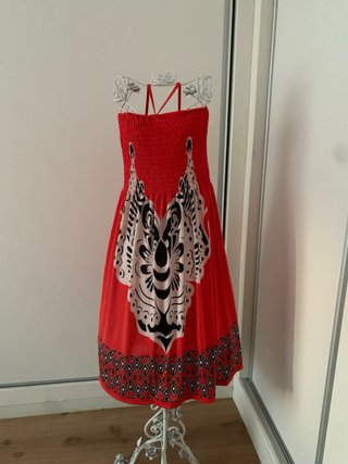 Lote 3 vestidos hippies talla única pero grande