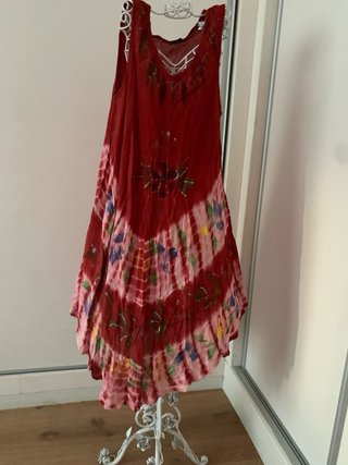 Lote 3 vestidos hippies talla única pero grande