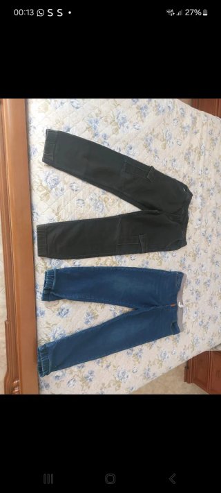 Set 2 Pantaloni Jeans Bambino 11-12 Anni