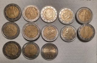 Monedas 2 Euros distintos países