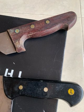 Set de 2 Cuchillos de Cocina uno de pescado
