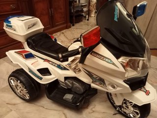 Moto Eléctrica Infantil Policía