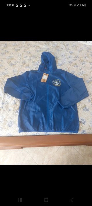 Giacca a vento K-Way blu