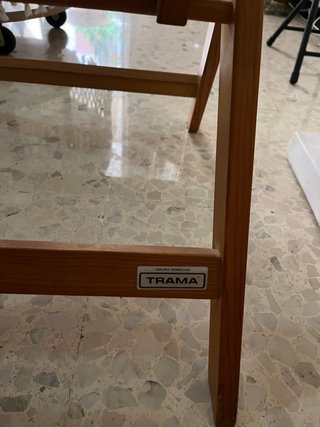 Silla Trona Plegable Madera Trama