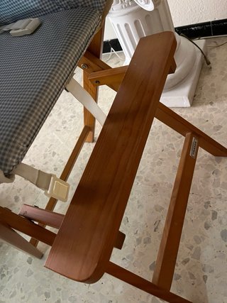 Silla Trona Plegable Madera Trama
