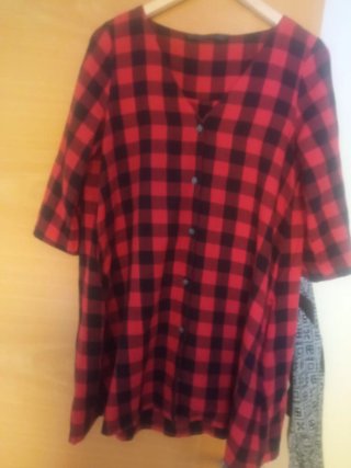 Camisa lava ,cuadros, mujer
