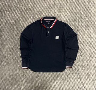 Polo Manga Larga Tommy Hilfiger Azul Talla M