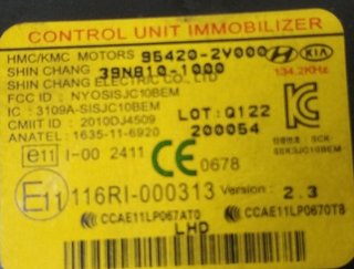 Centralita kia 954202v000 ceed concept 456337