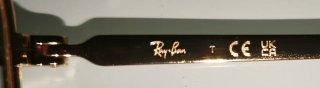 Gafas Ray-Ban Aviator Max Oro RX3925V Nuevas