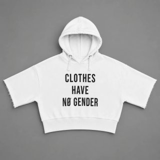 Sudadera Blanca Clothes Have No Gender