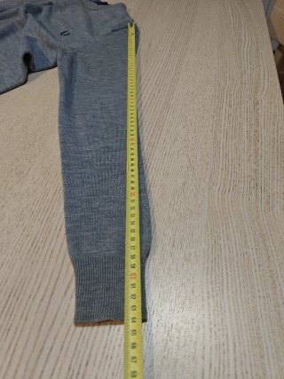 Jersey Fred Perry Lana Merino Gris - Talla S