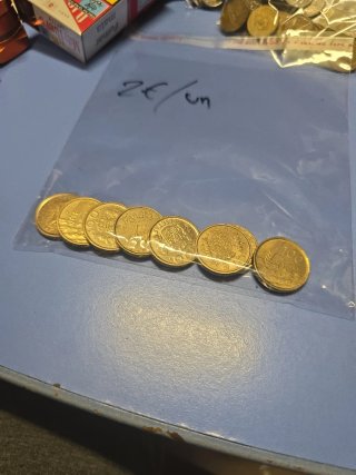 Lote de 7 Monedas de 100 Pesetas
