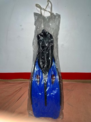 Aletas natación largas Talla 44-45 Azul/Negro