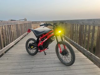 Moto Eléctrica HITWAY Enduro/Motocross Roja