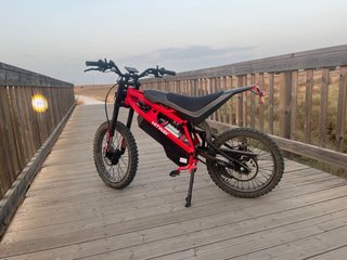 Moto Eléctrica HITWAY Enduro/Motocross Roja
