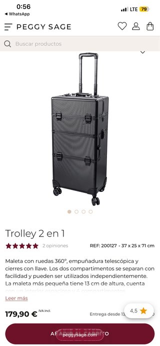 Trolley 2 en 1 de Maquillaje