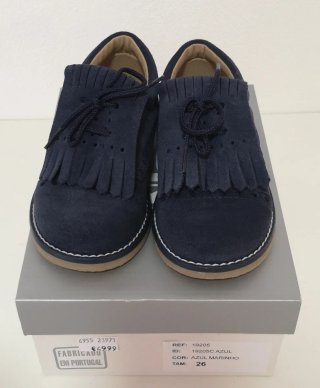Sapatos Criança Azul Tam. 26 - Novo