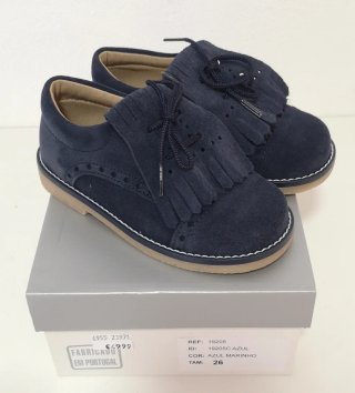 Sapatos Criança Azul Tam. 26 - Novo