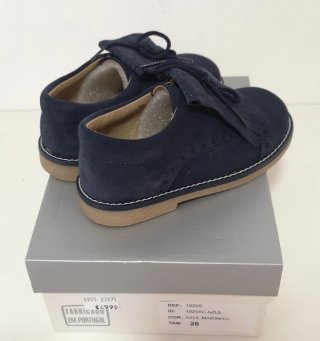 Sapatos Criança Azul Tam. 26 - Novo