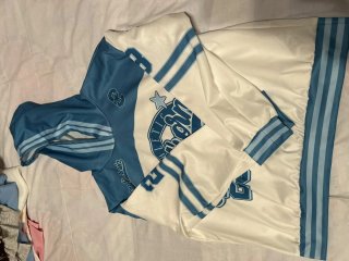 Sudadera California 23 Azul y Blanca