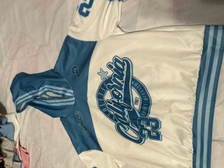 Sudadera California 23 Azul y Blanca