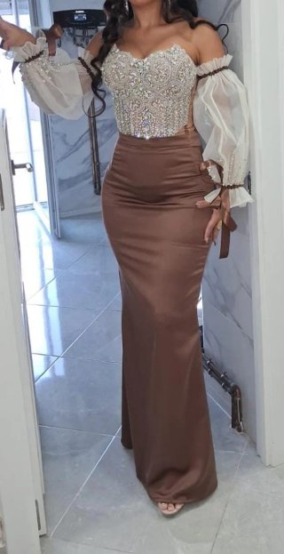 Vestido de Boda con Pedrería