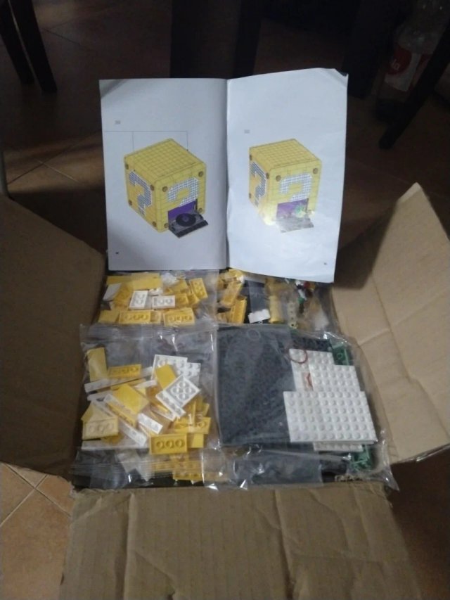 Bloques construcción Mario Bros Super 64 tipo lego