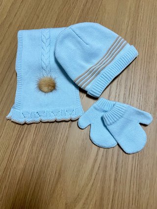Conjunto de Bufanda, Gorro y Guantes