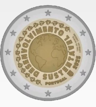 Moneda 2€ Portugal 2025 Sostenible