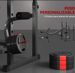 Banco multifuncional 300 kg
