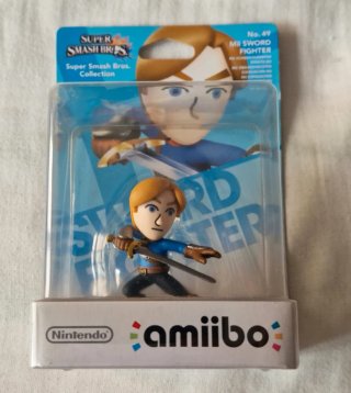 Amiibo No. 49 Mii Swordfighter Super Smash Bros