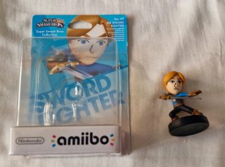 Amiibo No. 49 Mii Swordfighter Super Smash Bros