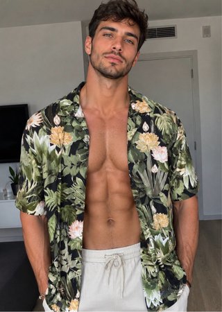 Camisa Hawaiana H&M Talla L