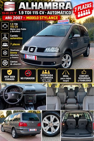 SEAT Alhambra 1.9 TDI 115cv Triptronic