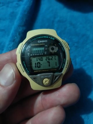 Orologio Casio TS-200 Termometro vintage