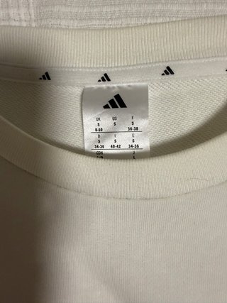 Sudadera Adidas Blanca 3 Bandas