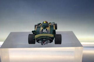 Coche Ligier JS-11 F1 Scalextric Exin 4060. Verde.