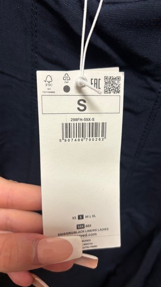 Vestido Azul Marino Talla S