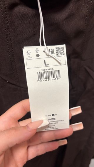 Vestido Marrón Reserved Talla L