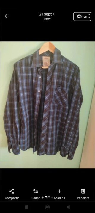 Camisa Springfield Cuadros Talla M