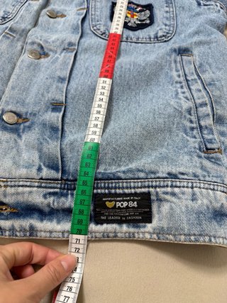 POP 84 L Giubbotto di jeans vintage Sherpa uomo