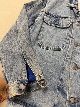 POP 84 L Giubbotto di jeans vintage Sherpa uomo