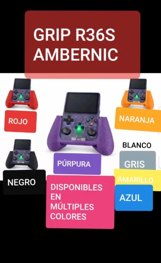 Grip Ergonómico para Consola R36S y Ambernic RG35X