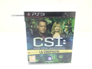 csi la conspiracion ps3