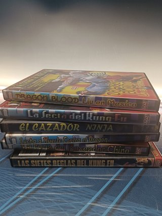 lote 6 películas , dvd clásicos del Kung Fu , Ninjas