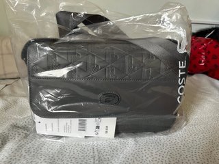 Bolso Bandolera Lacoste Gris