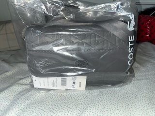 Bolso Bandolera Lacoste Gris